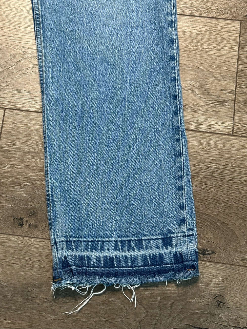 Abercrombie & Fitch The Baggy Low Rise Curve Love Stretch Blue Jeans Size 28 - Picture 5 of 11